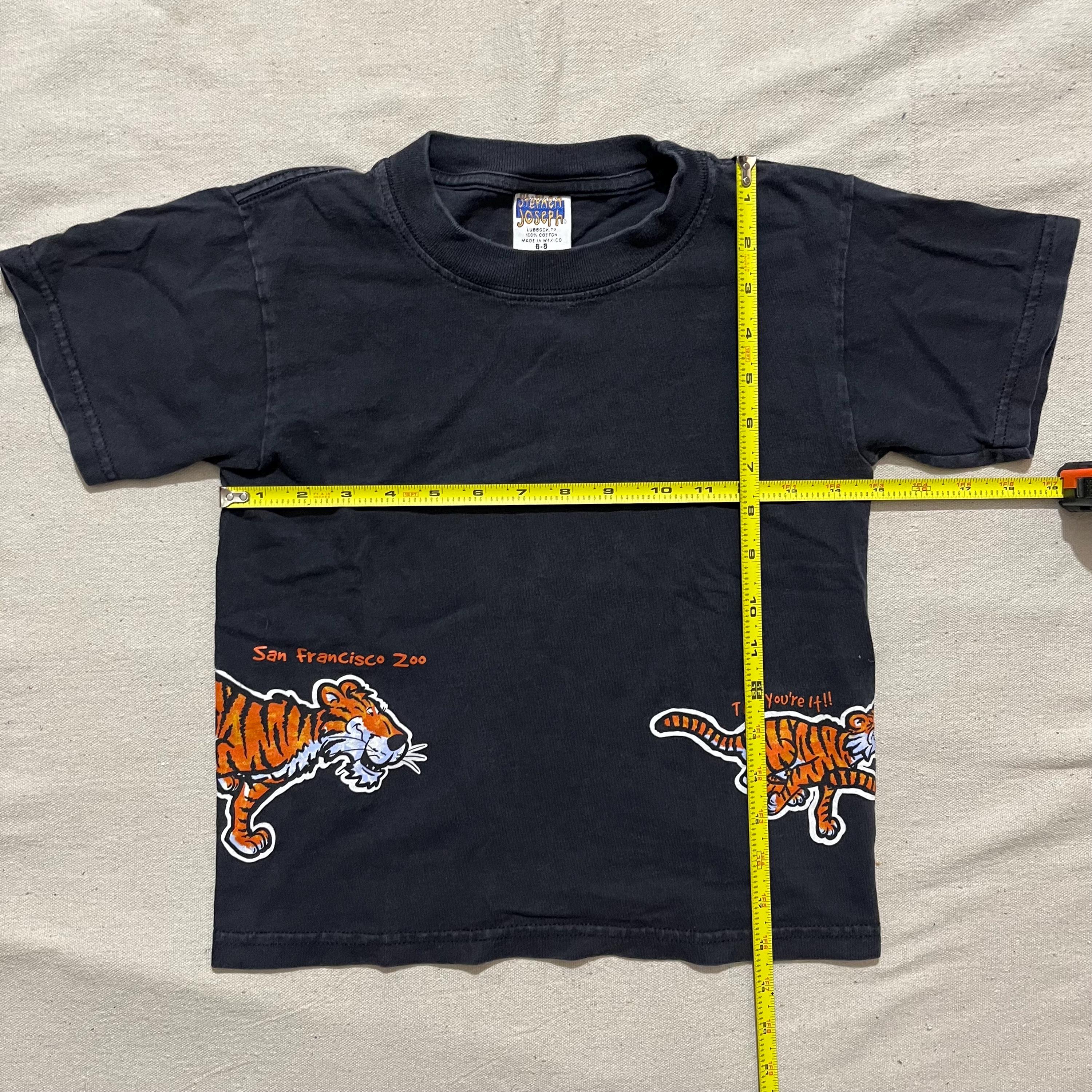 Vintage Y2K San Francisco Zoo Tiger Graphic T-shirt (size 6-8) - Etsy