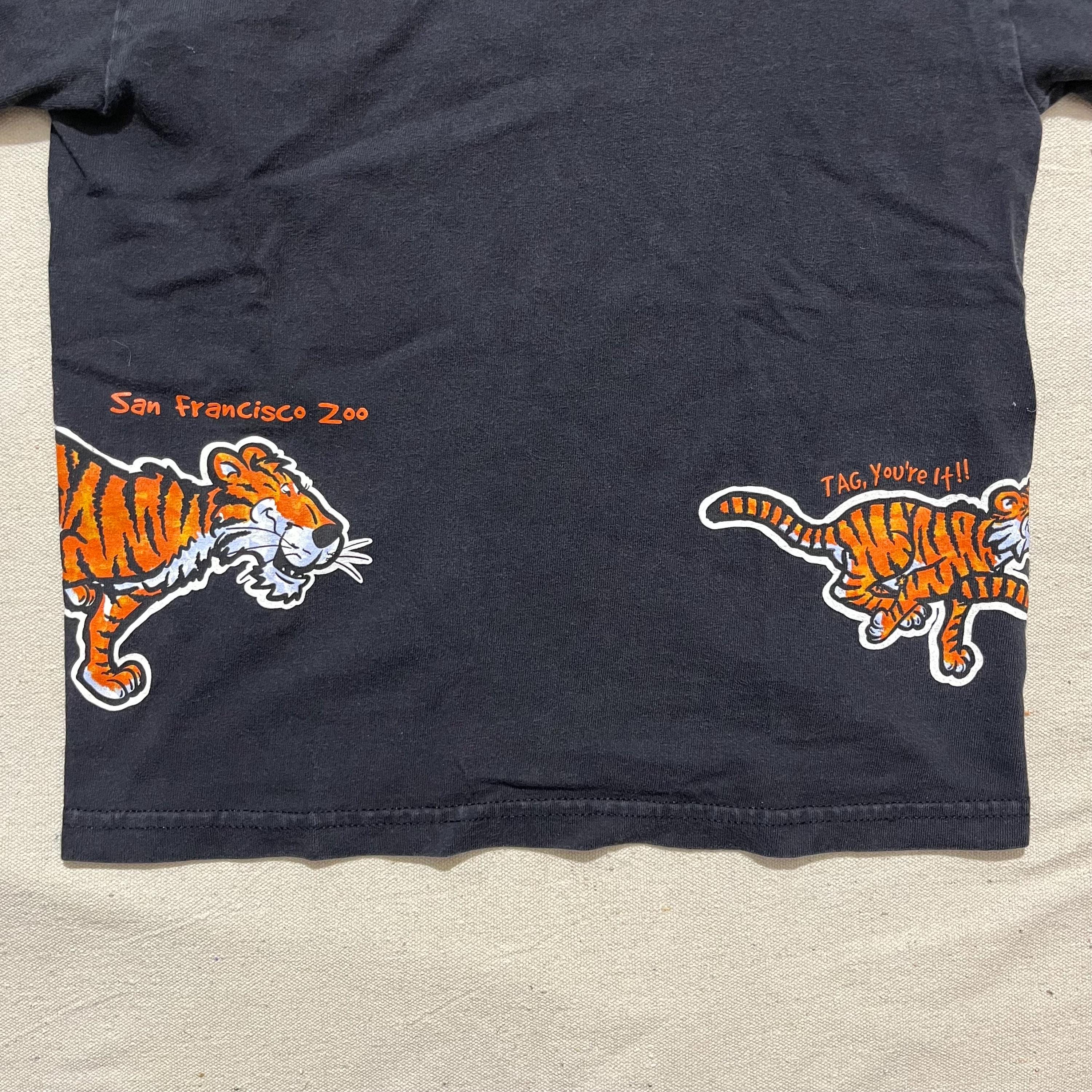 Vintage Y2K San Francisco Zoo Tiger Graphic T-shirt (size 6-8) - Etsy