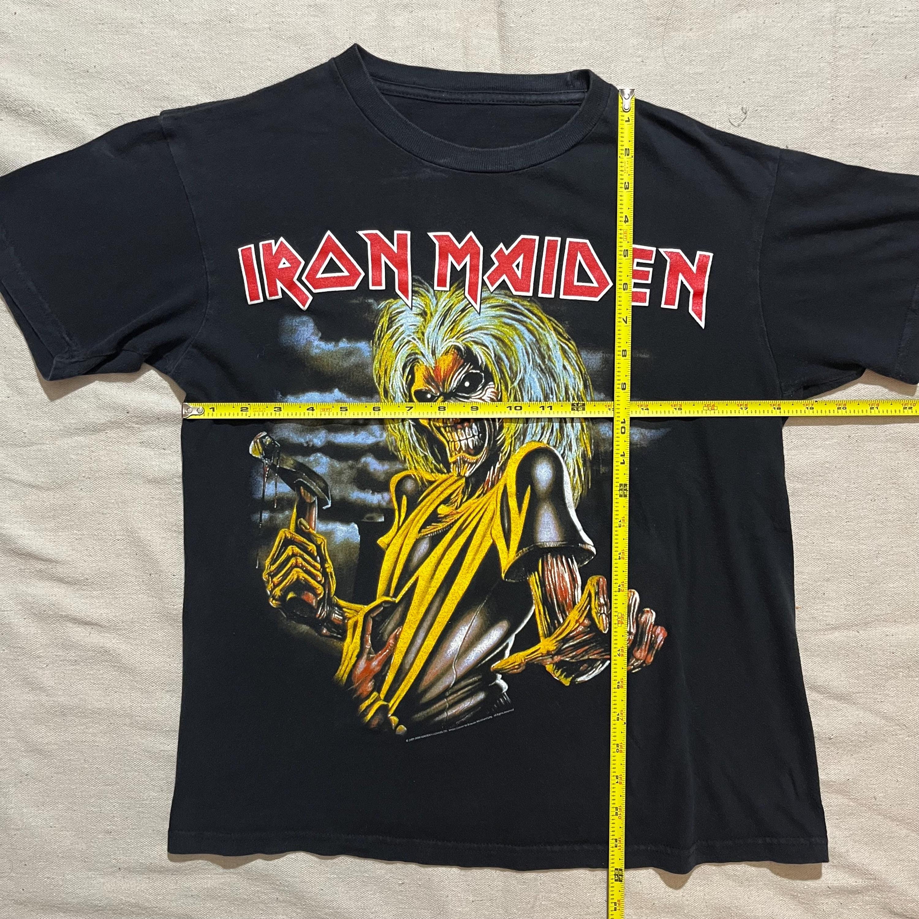 Vintage 00s Y2K Iron Maiden Eddie Metal Rock Band Graphic T-shirt