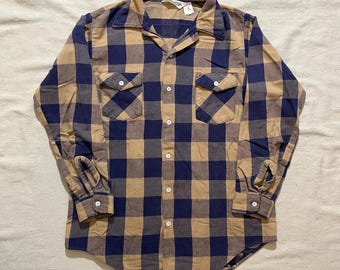 Vintage 80s US Military Army Button Down Essential Work
