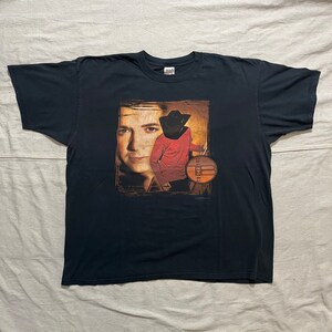Vintage 2002 Tracy Byrd Country Band Concert Tour Graphic TShirt Black 2XL