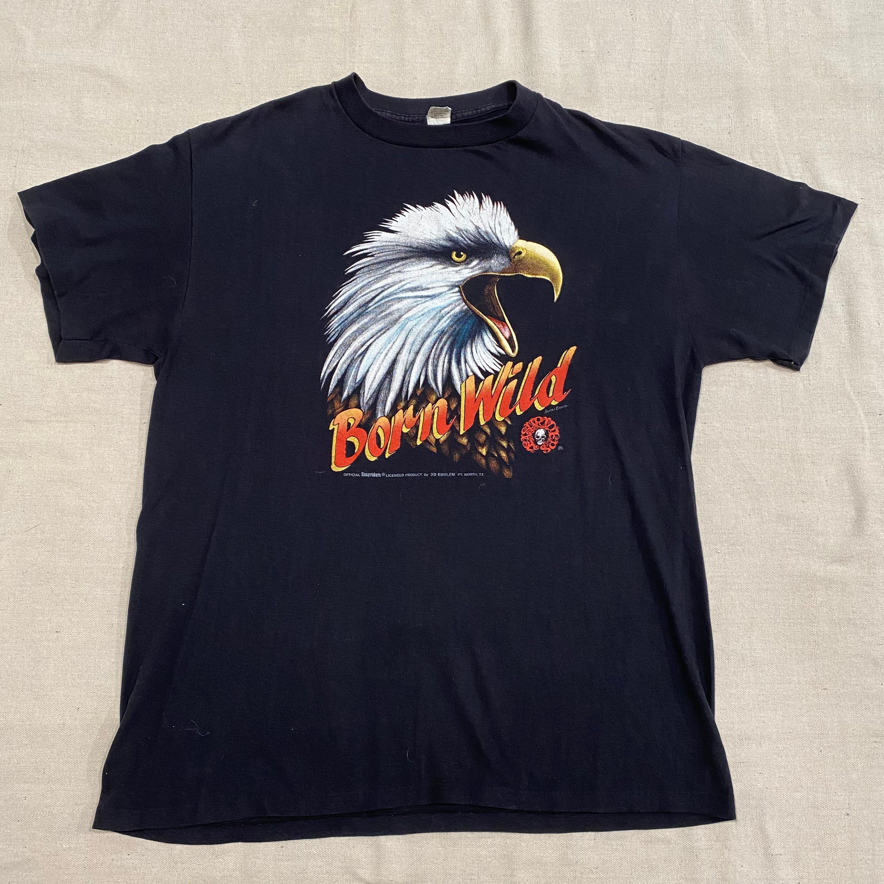 80s easy rider Tシャツ　3D EMBLEM 80s easy rider Tシャツ3D EMBLEM