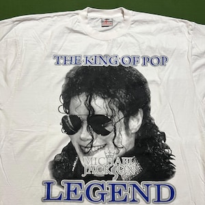 Vintage 00s Y2K Michael Jackson the King of Pop Legend Band Music
