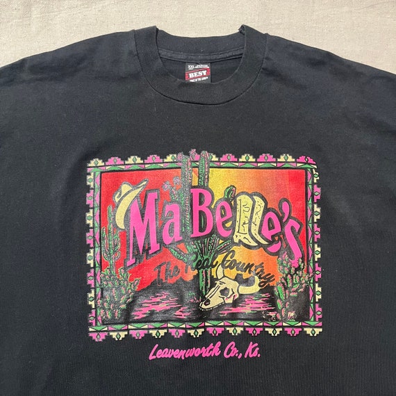 Vintage 90s Mabelle’s Western Cowboy Cowgirl Kans… - image 5