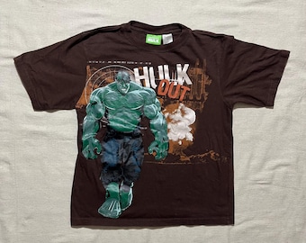 Vintage Y2K Hulk Graphic T-Shirt - Youth Size Medium