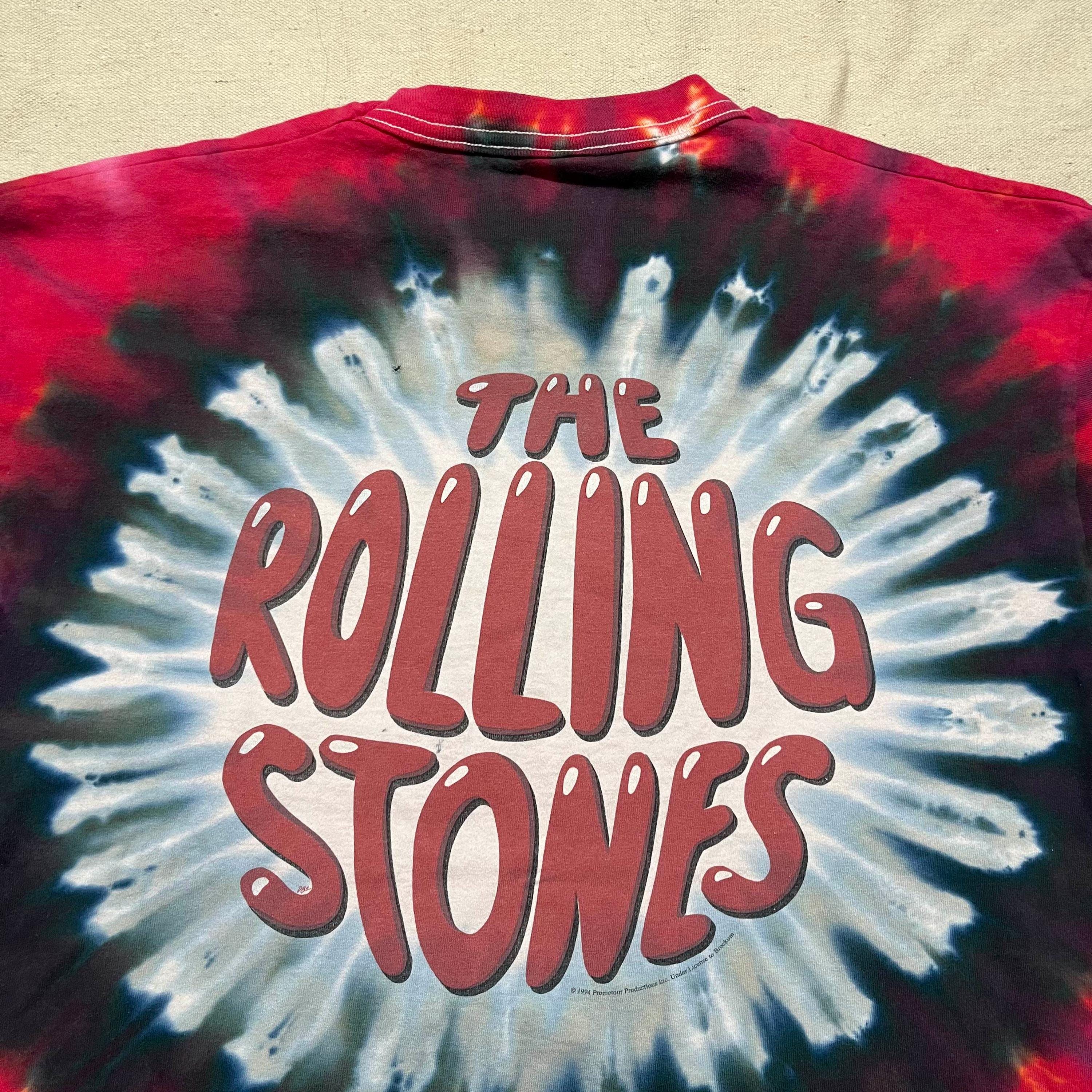 Vintage 90s the Rolling Stones 1994 Voodoo Lounge Tour Tie Dye T