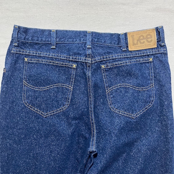 Vintage 80s/90s Lee Denim Jeans Blue Size 35x32 - Etsy