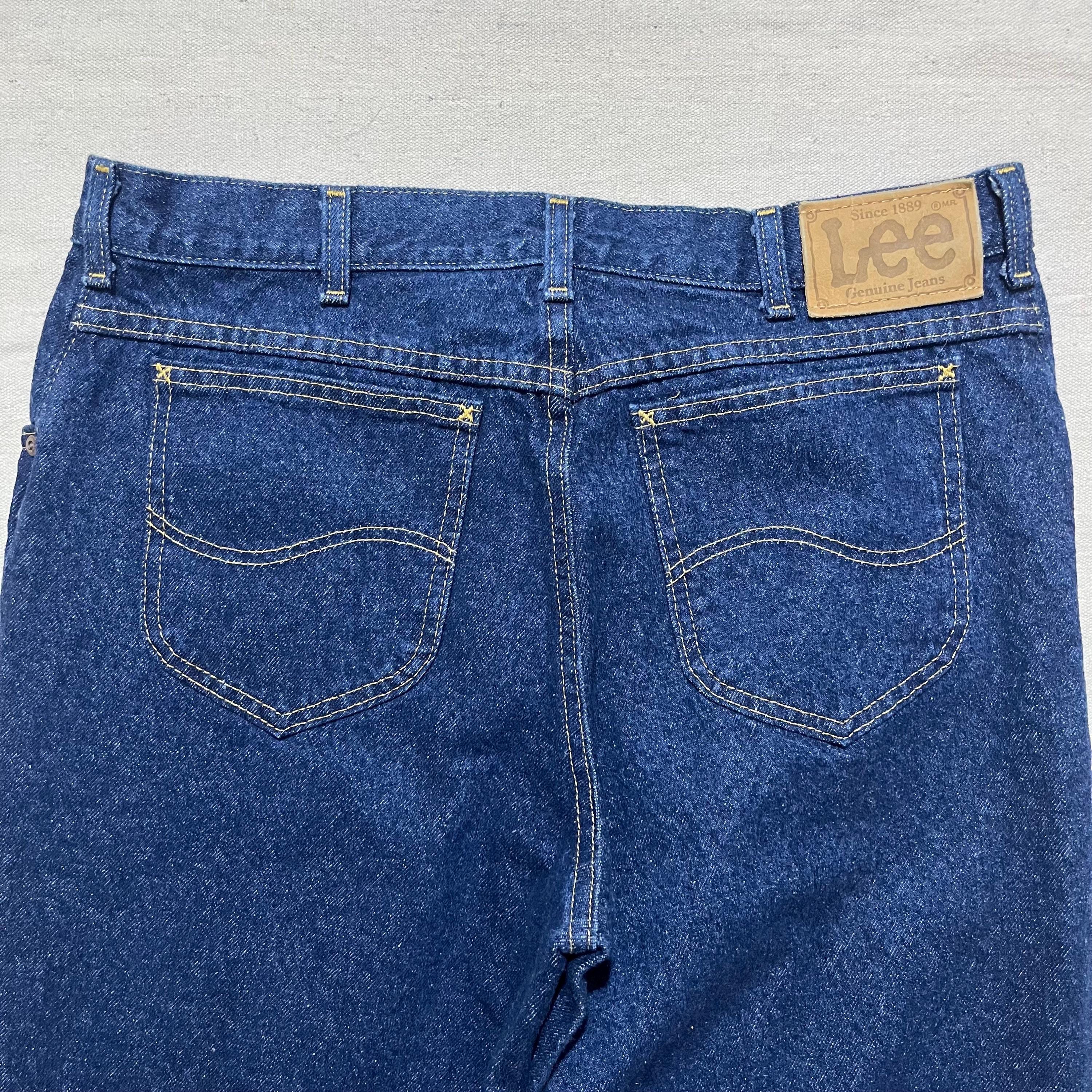Vintage 80s/90s Lee Denim Jeans Blue Size 35x32 - Etsy