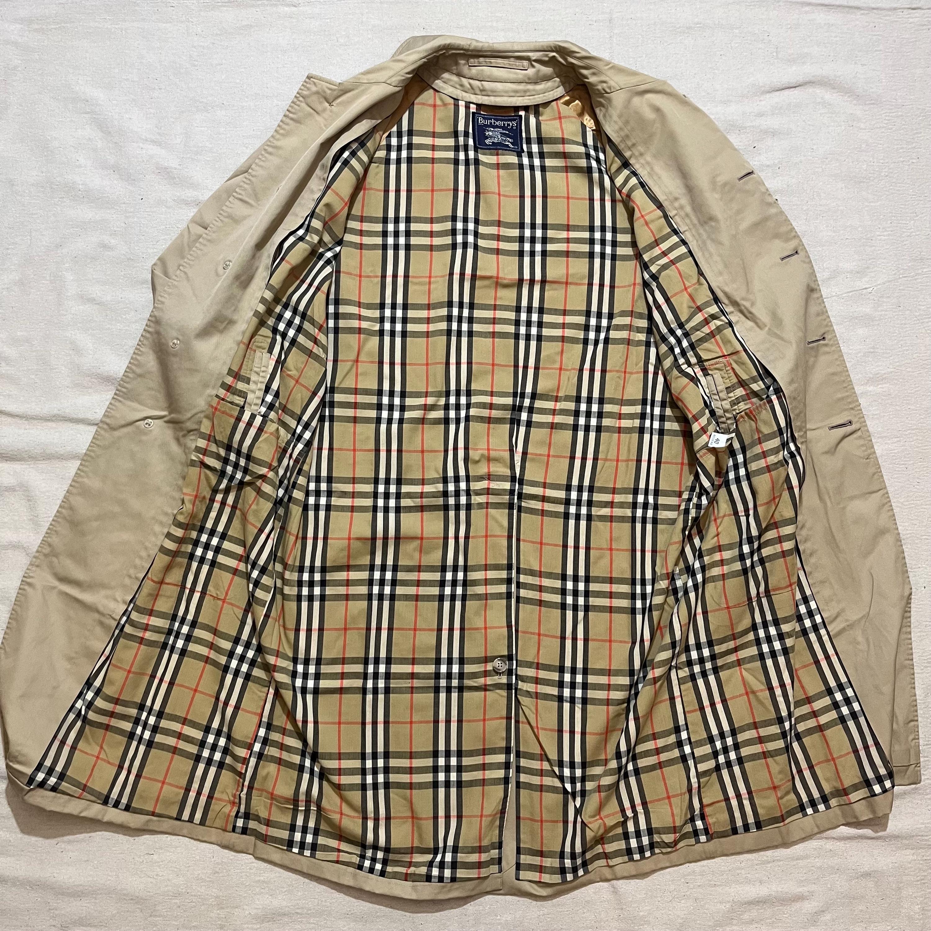 BURBERRY ウールジャケット 70s 80s VINTAGE BURBERRY 80s Cotton Bomber Jacket Wool Lined Nova