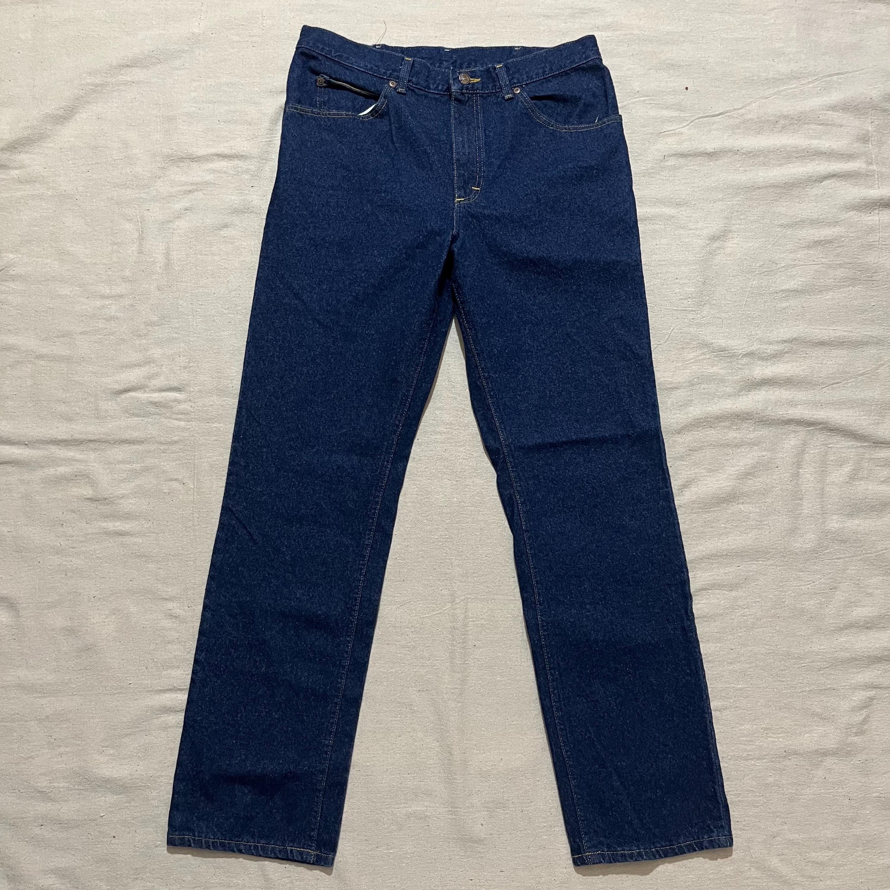 Vintage 80s/90s Lee Denim Jeans Blue Size 35x32 - Etsy