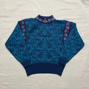 ヴィンテージ 90 年代 レディース/女性用 Demetre クォータージップ 柄 