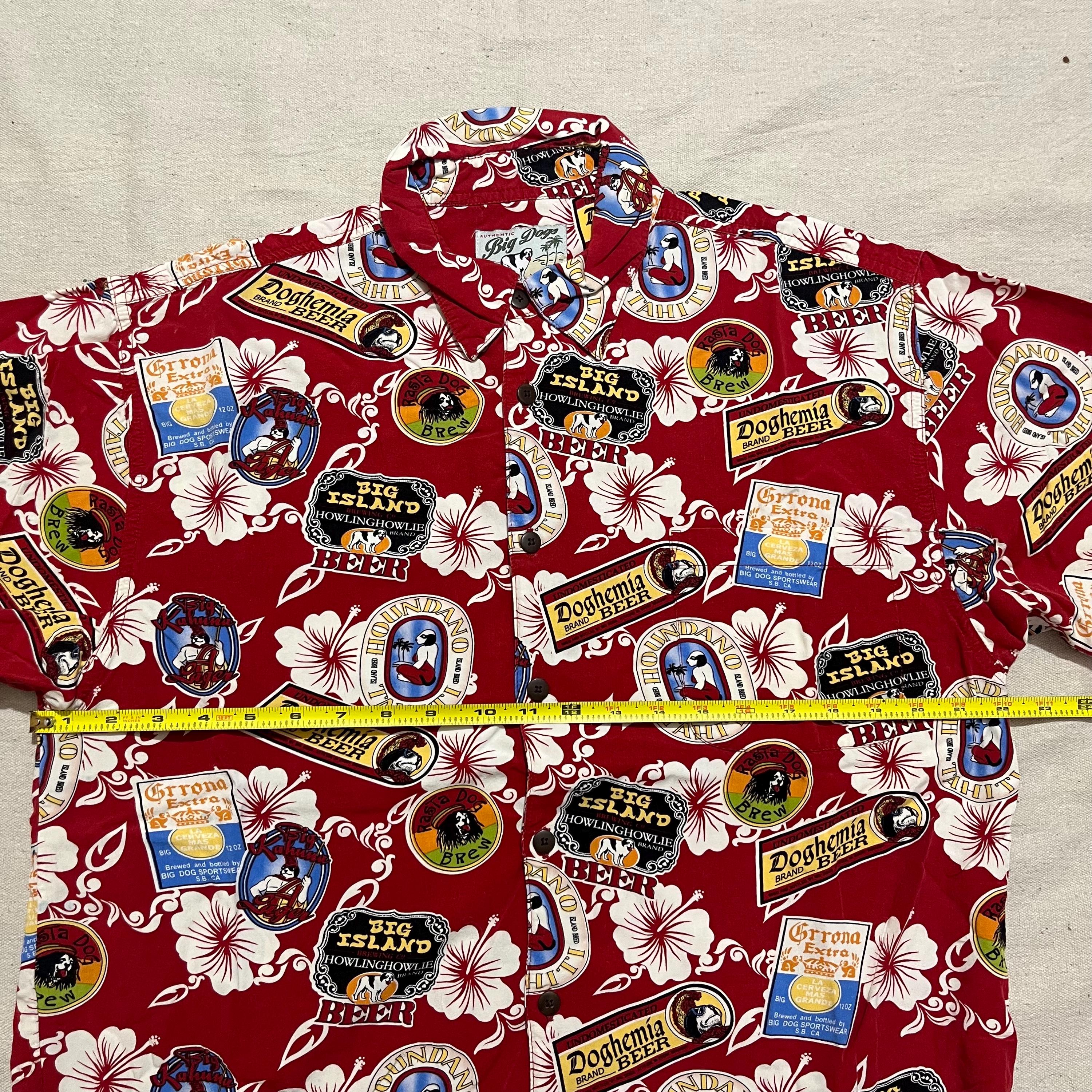 T-shirt Vintage 90s Red Dog – Noir – Taille XL – Graphique Chien Et Bière – Canada