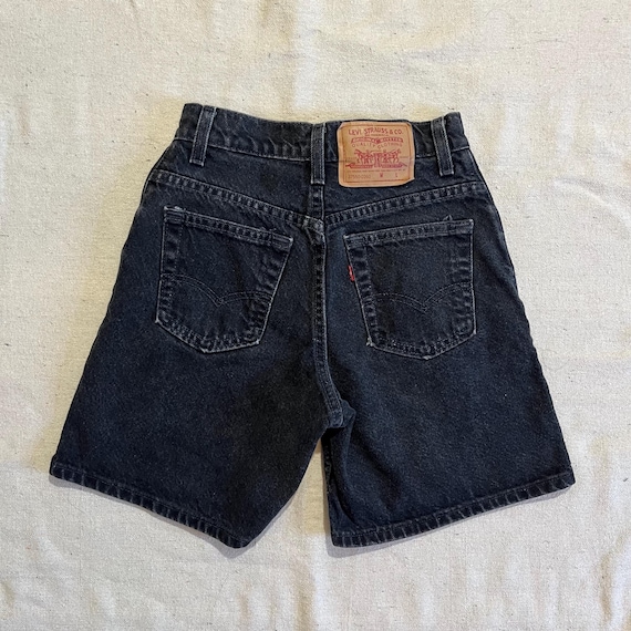 Vintage 90s Kids/youth Levi's Levi Strauss Black Denim Jean