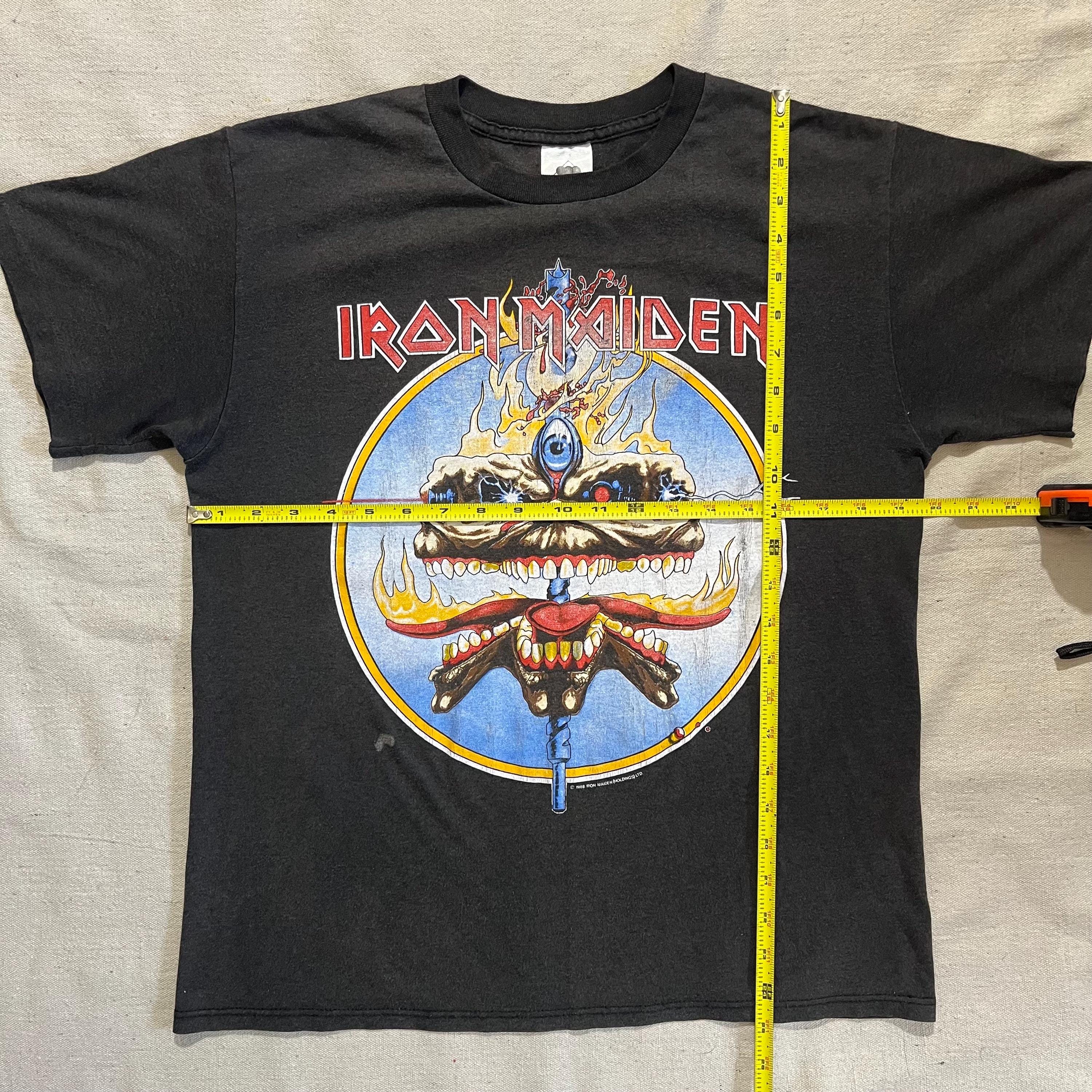 IRON MAIDEN　Tシャツ Vintage 1988 Iron Maiden Seventh Son Graphic T-shirt - Heavy Metal