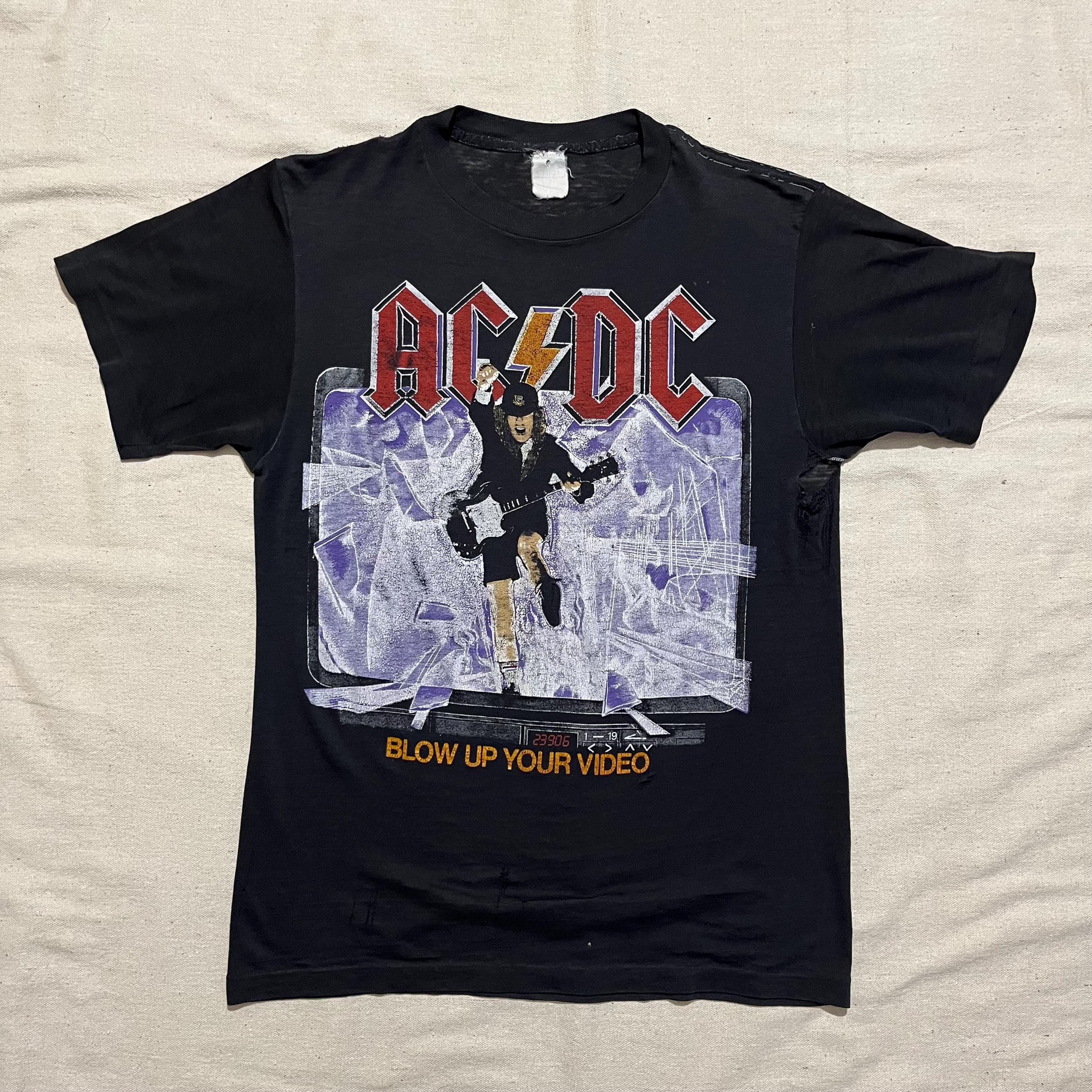 Vintage 1988 ACDC Blow up Your Video Tour Graphic T-shirt - Etsy