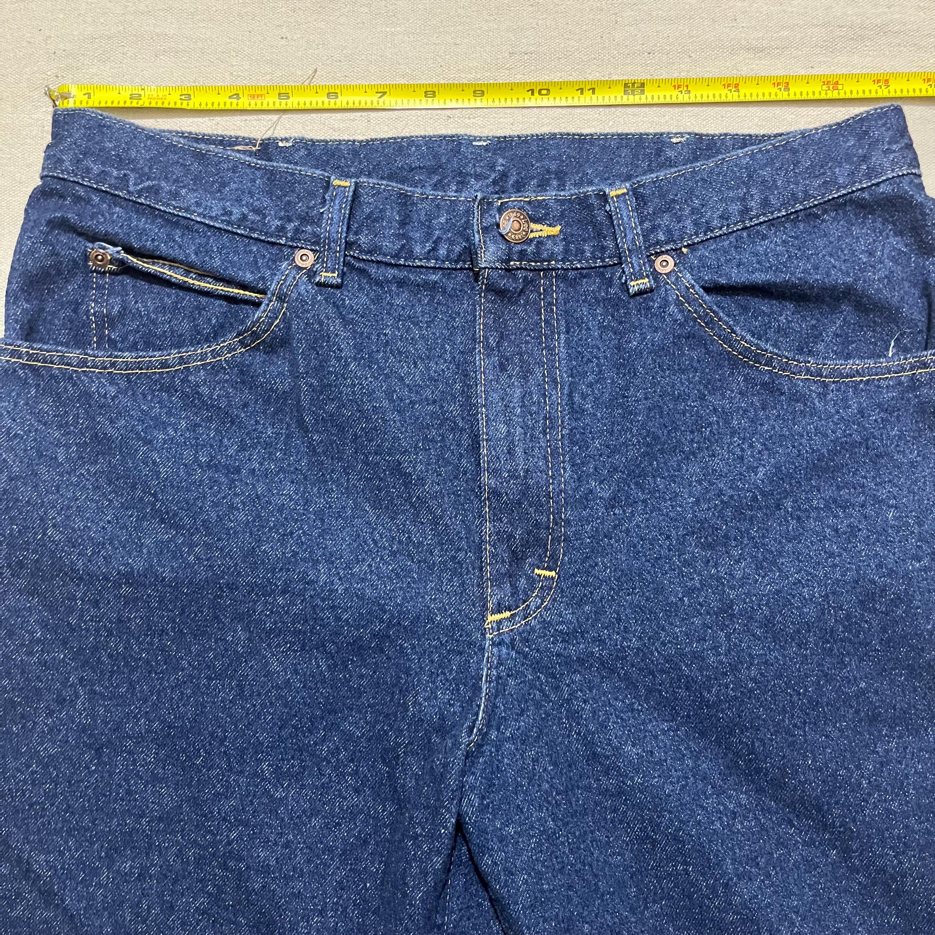 Vintage 80s/90s Lee Denim Jeans Blue Size 35x32 - Etsy