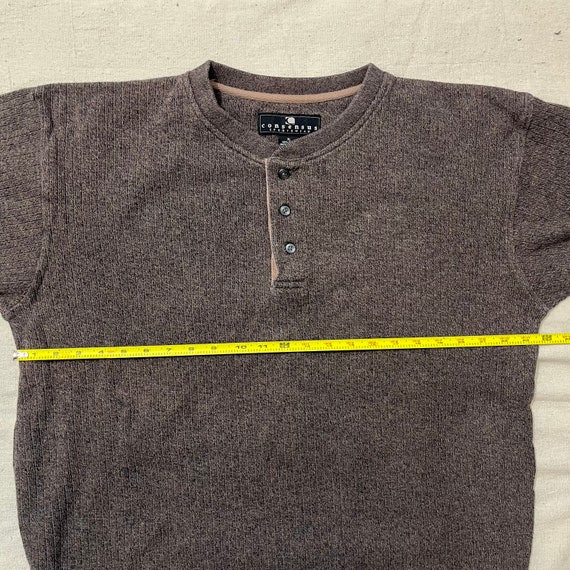 Vintage 90s/00s Consensus Henley Polo Longsleeve … - image 3