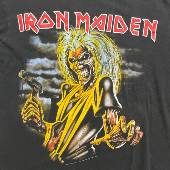Vintage 00s Y2K Iron Maiden Eddie Metal Rock Band Graphic T-shirt