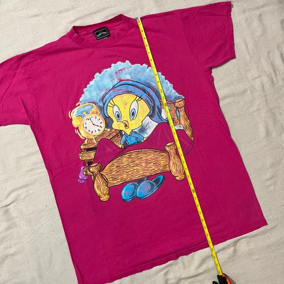 Vintage 90s Looney Tunes Tweety Bird Sleep Shirt - Pink OSFA - Etsy