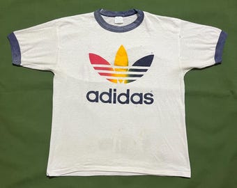 アディダス 70s 長袖スリーストライプスTシャツ - ブルー