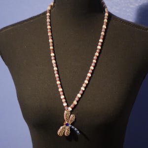 Collier libellule Coraline