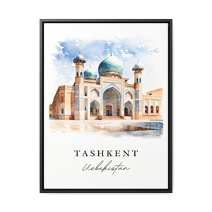 Tashkent Uzbekistan wall art - Uzbekistan, Tashkent print, Tashkent Wedding gift, Birthday present, Custom Text, Perfect Gift image 6