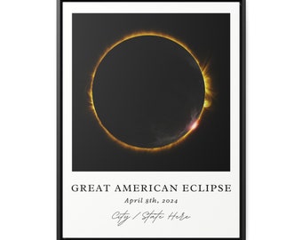 Sonnenfinsternis 2024, Sonnenfinsternis, Sonnenfinsternis 2024, Sonnenfinsternis, Souvenir, Sonnenfinsternis, Große amerikanische Sonnenfinsternis
