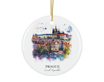 Prague Ornament: Unique Prague Czech Republic Souvenir, Czech Republic Xmas Decor, and Authentic Prague Gift