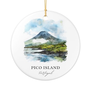 Enfeite da Ilha do Pico: Lembrança única da Ilha do Pico, decoração de Natal em Portugal e presente autêntico da Ilha do Pico