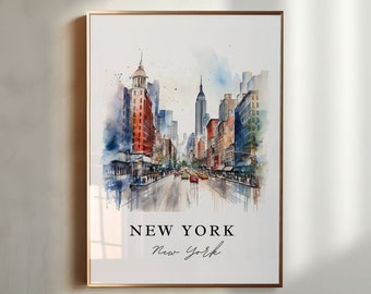 Wall Art Print | new york city ilustration | Abposters.com