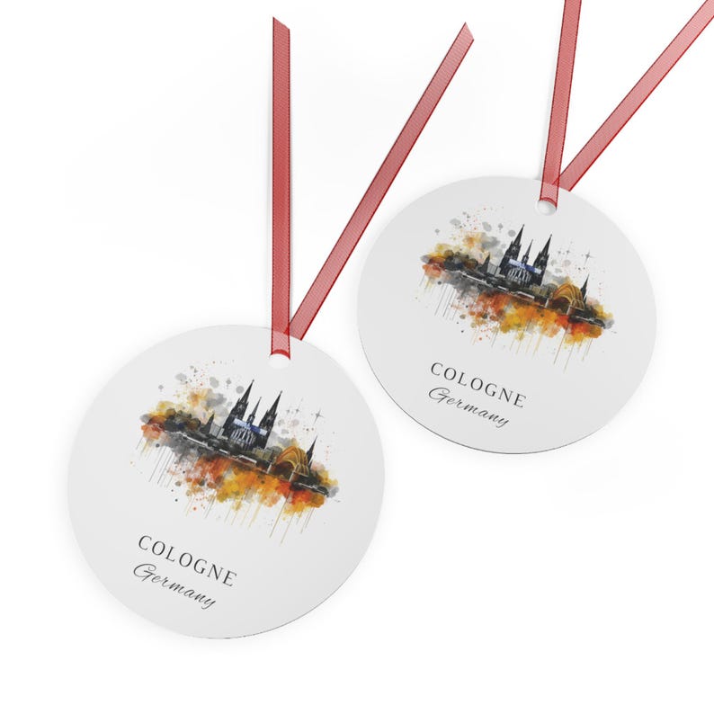 Cologne Germany Ornament Unique Cologne Souvenir, Cologne Germany Xmas