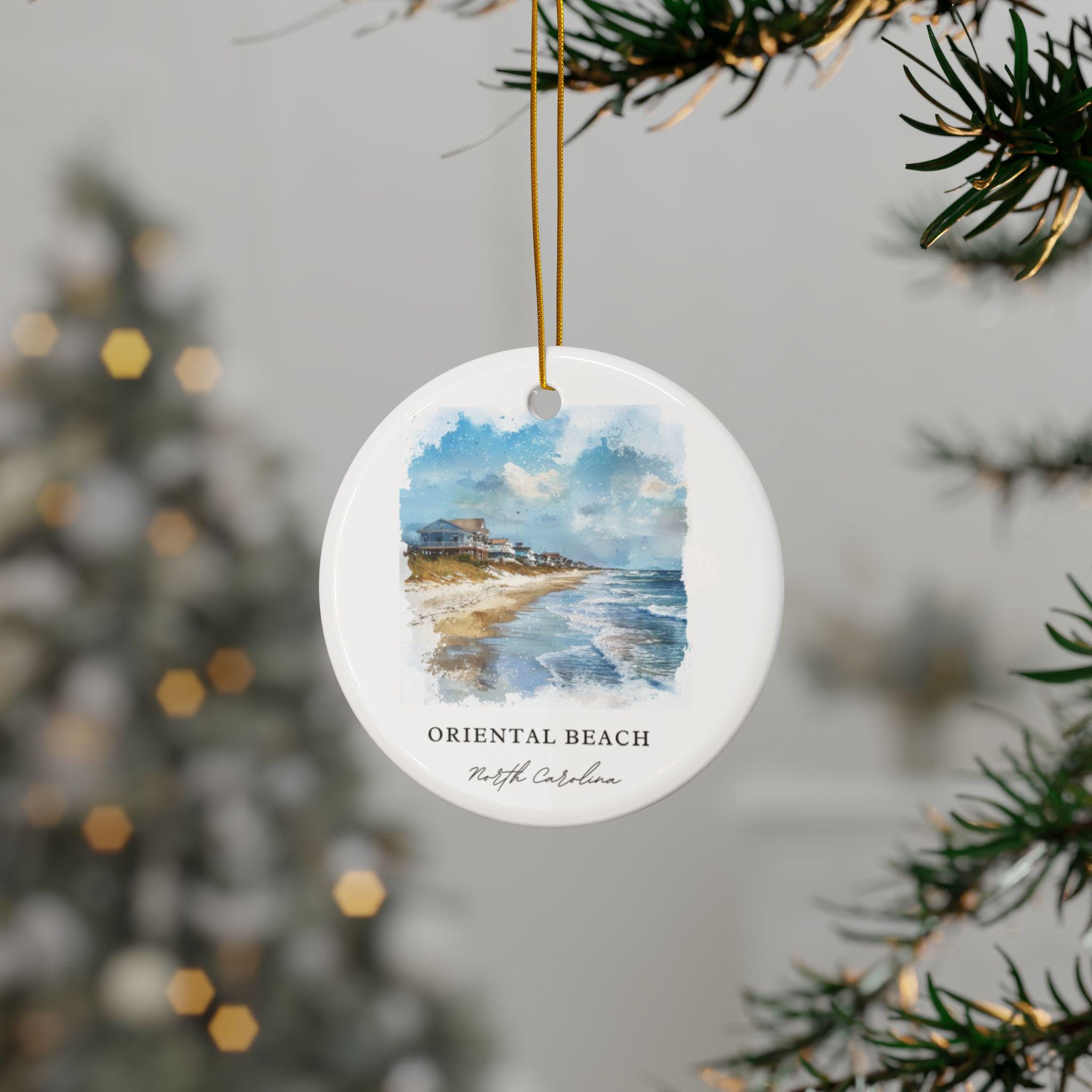 Oriental Beach NC Ornament: Unique Oriental NC Souvenir, North Carolina ...