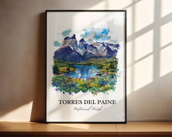 パタゴニア チリ トーレス・デル・パイネ 旅行 ウォールアート