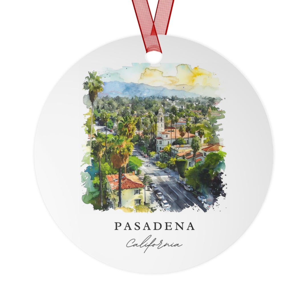 Pasadena CA Ornament Unique Pasadena Souvenir, Pasadena Xmas Decor