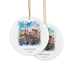 Adorno de Las Vegas Nevada: souvenir único de Las Vegas, decoración de Las Vegas y regalo auténtico de Las Vegas