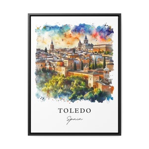 Lámina artística de Toledo, España, póster de viaje, regalo de inauguración de casa imagen 5