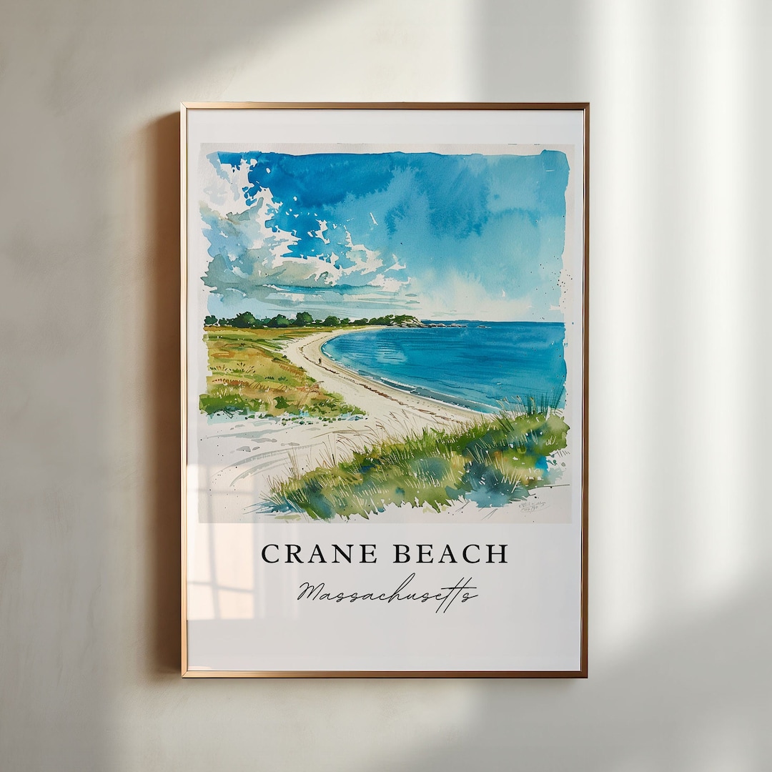 Crane Beach MA Art, Crane Beach Print, Ipswich Wall Art, Ipswich MA