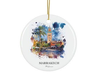 Marrakech Ornament: Unique Marrakech Souvenir, Morocco Xmas Decor, and Authentic Marrakech Morocco Gift
