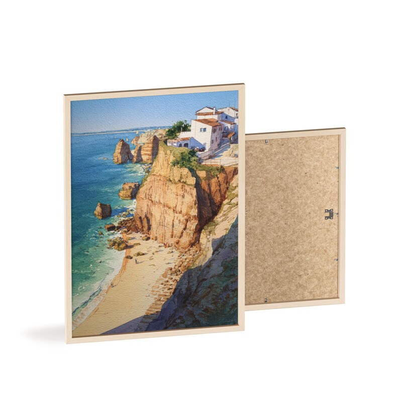 Algarve Portugal Watercolor Art Algarve Travel Print Algarve Portugal Artwork Portugal Decor Algarve Region Wall Art image 8