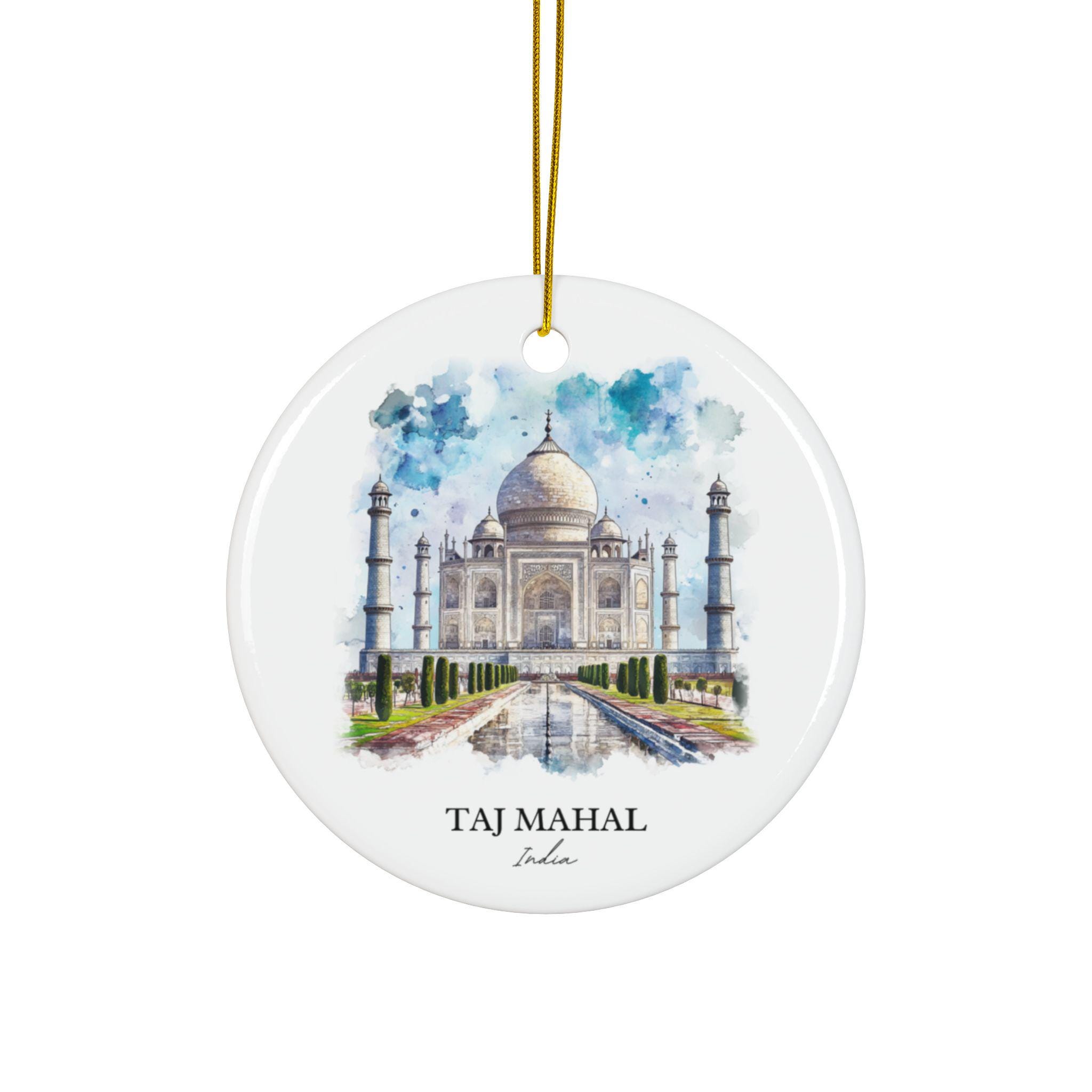 Taj Mahal Ornament: Unique Agra India Souvenir, Taj Mahal Xmas Decor, and Authentic Taj Mahal Gift