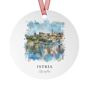 Istria Croatia Ornament: Unique Istria Souvenir, Istria Xmas Decor, and Authentic Croatia Xmas Gift
