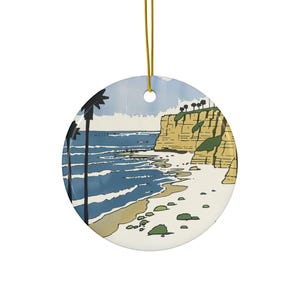 La Jolla Ornament: Unique La Jolla Souvenir, La Jolla CA Decor, and Authentic La Jolla California Gift