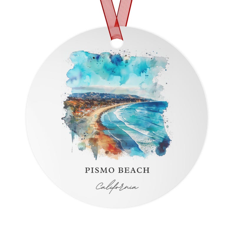 Pismo Beach Ornament Unique Pismo Beach Souvenir, Pismo Beach CA Xmas