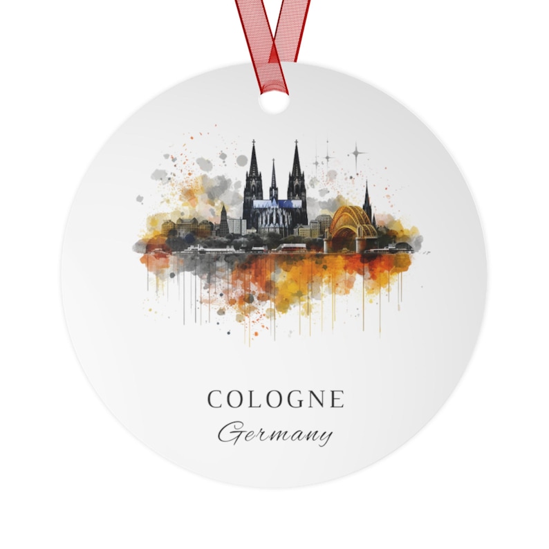 Cologne Germany Ornament Unique Cologne Souvenir, Cologne Germany Xmas