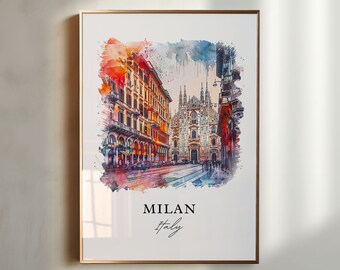 ミラノ大聖堂の油絵、イタリア美術、ミラノのドゥオーモ - Etsy 日本