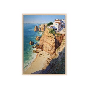Algarve Portugal Watercolor Art Algarve Travel Print Algarve Portugal Artwork Portugal Decor Algarve Region Wall Art image 7