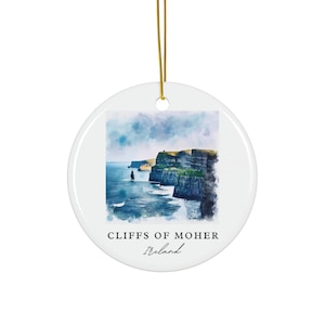 Cliffs of Moher Ornament: Unique Moher Souvenir, Moher Ireland Xmas Decor, and Authentic Cliffs of Moher Christmas Gift