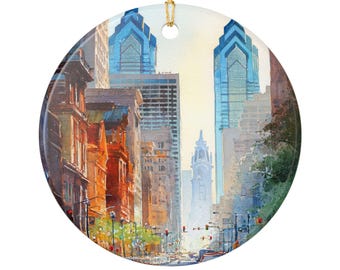 Ornament Philadelphia: uniek Philadelphia-souvenir, Philly-kerstdecor en authentiek Philadelphia-cadeau