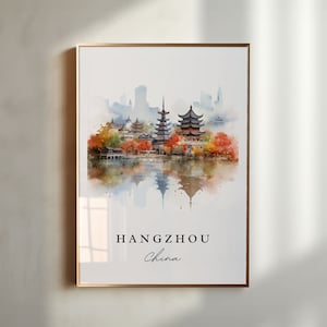 Hangchun-chinesische Wandkunst - Benutzerdefinierter Text, Hangzui Geburtstagsgeschenk, Hangzuu Geburtstagsgeschenk, Hangzui Poster, Hangzuu Hochzeit Geschenk
