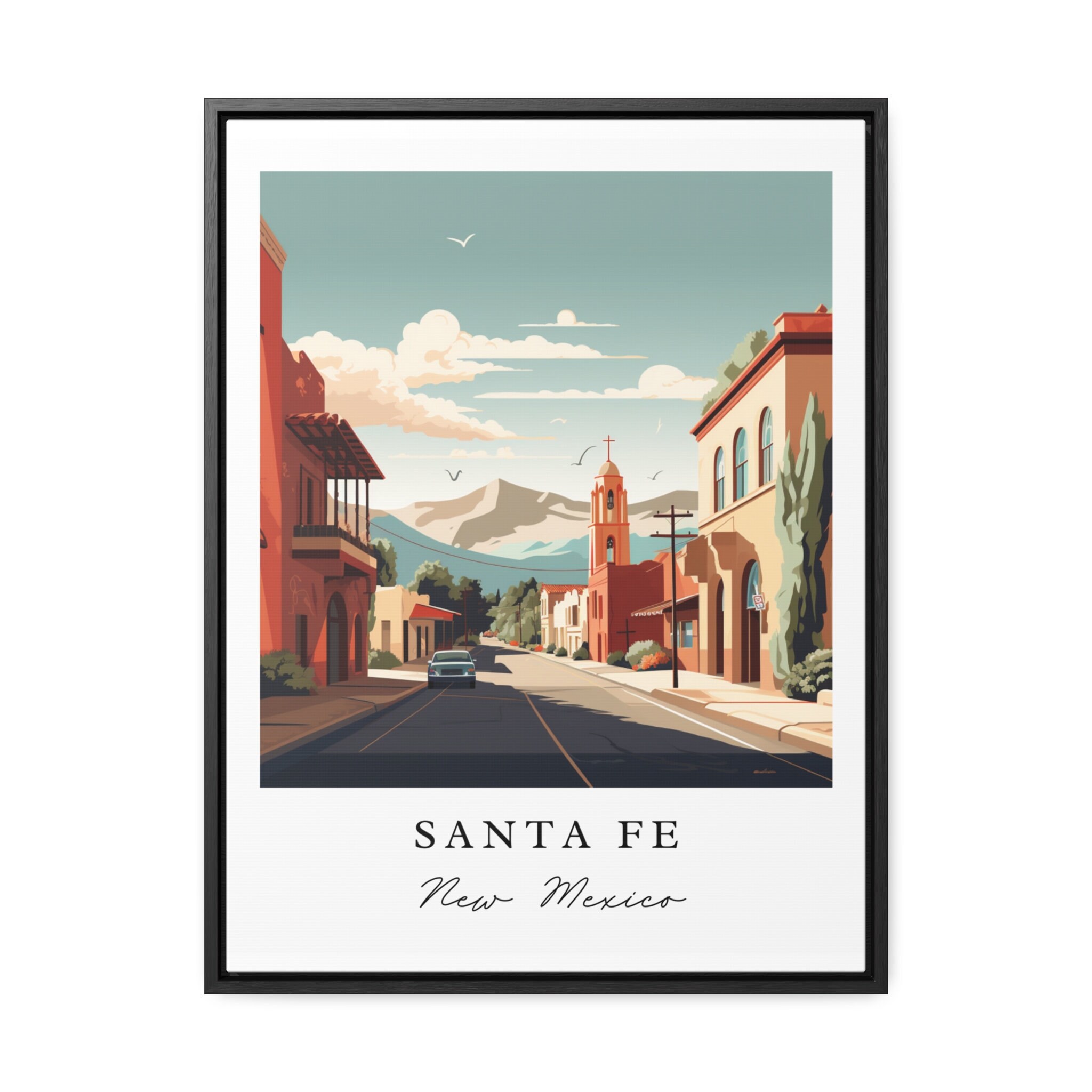 Poster Voyage Vintage Andorre - 20x30 Cm, Décoration Murale Salon, Impression Haute Qualité